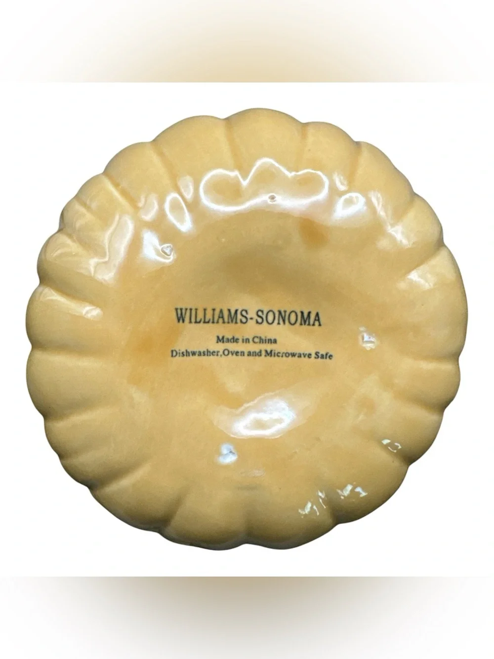 Vintage William Sonoma Harvest Ceramic Pumpkin Covered Soup Bowl